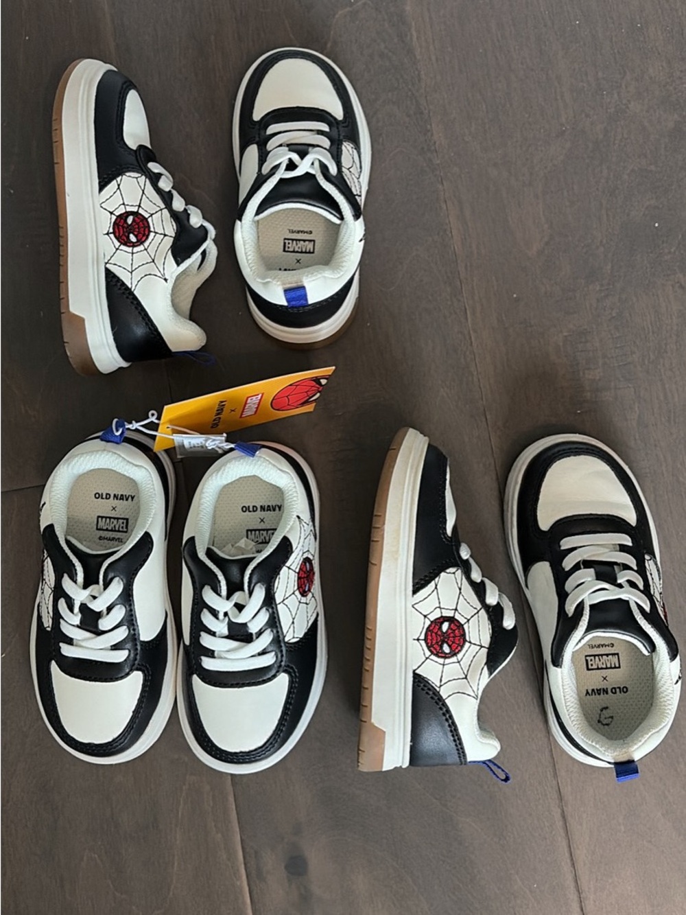 Marvel Spider-Man Toddler Shoes set of 3